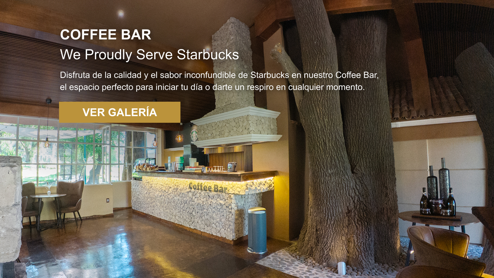 Coffee Bar en el Hotel Real del Bosque
