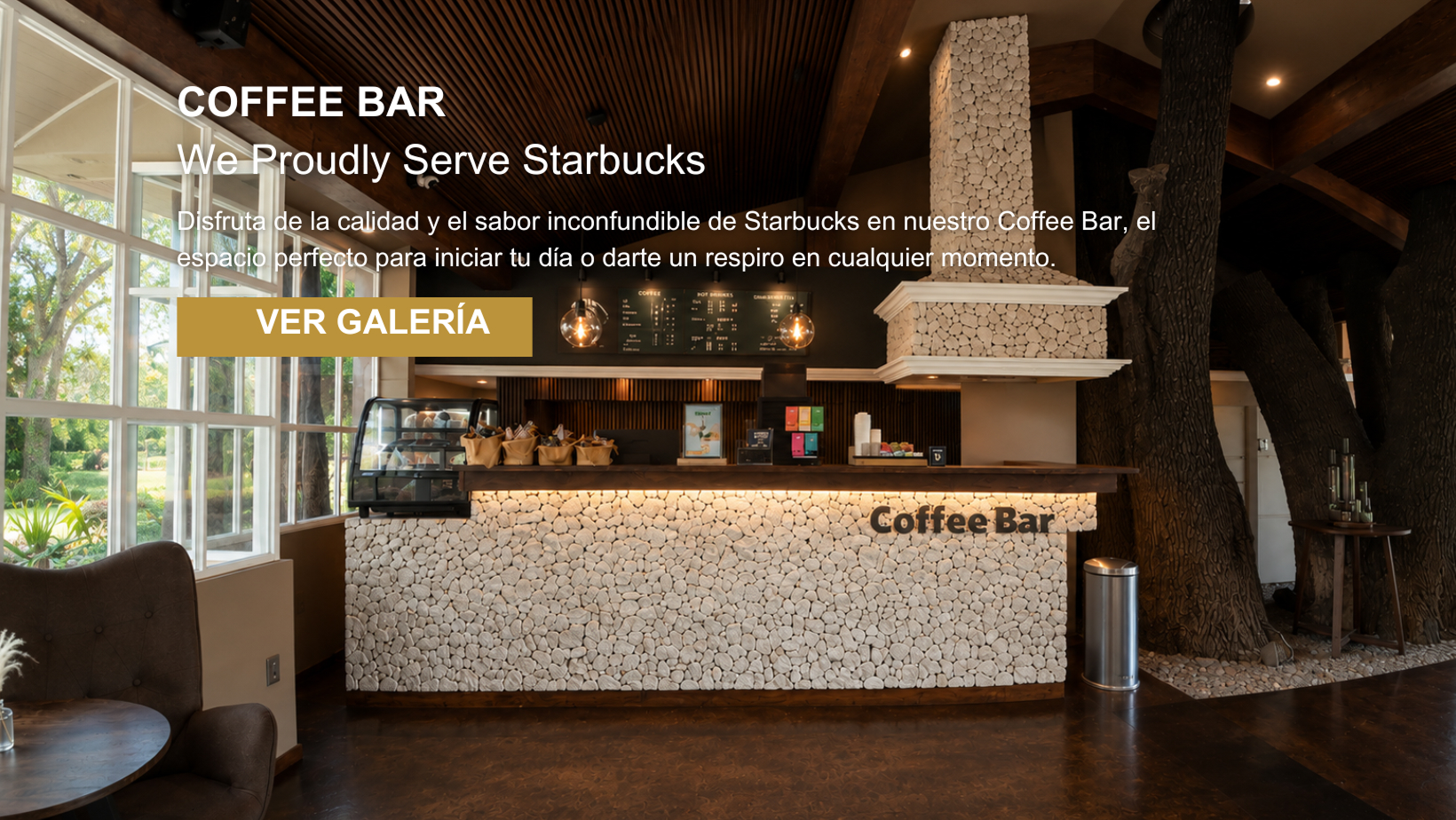 Coffee Bar en el Hotel Real del Bosque