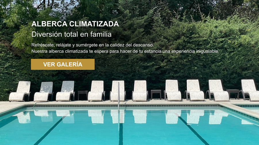 Alberca Climatizada del Hotel Real del Bosque