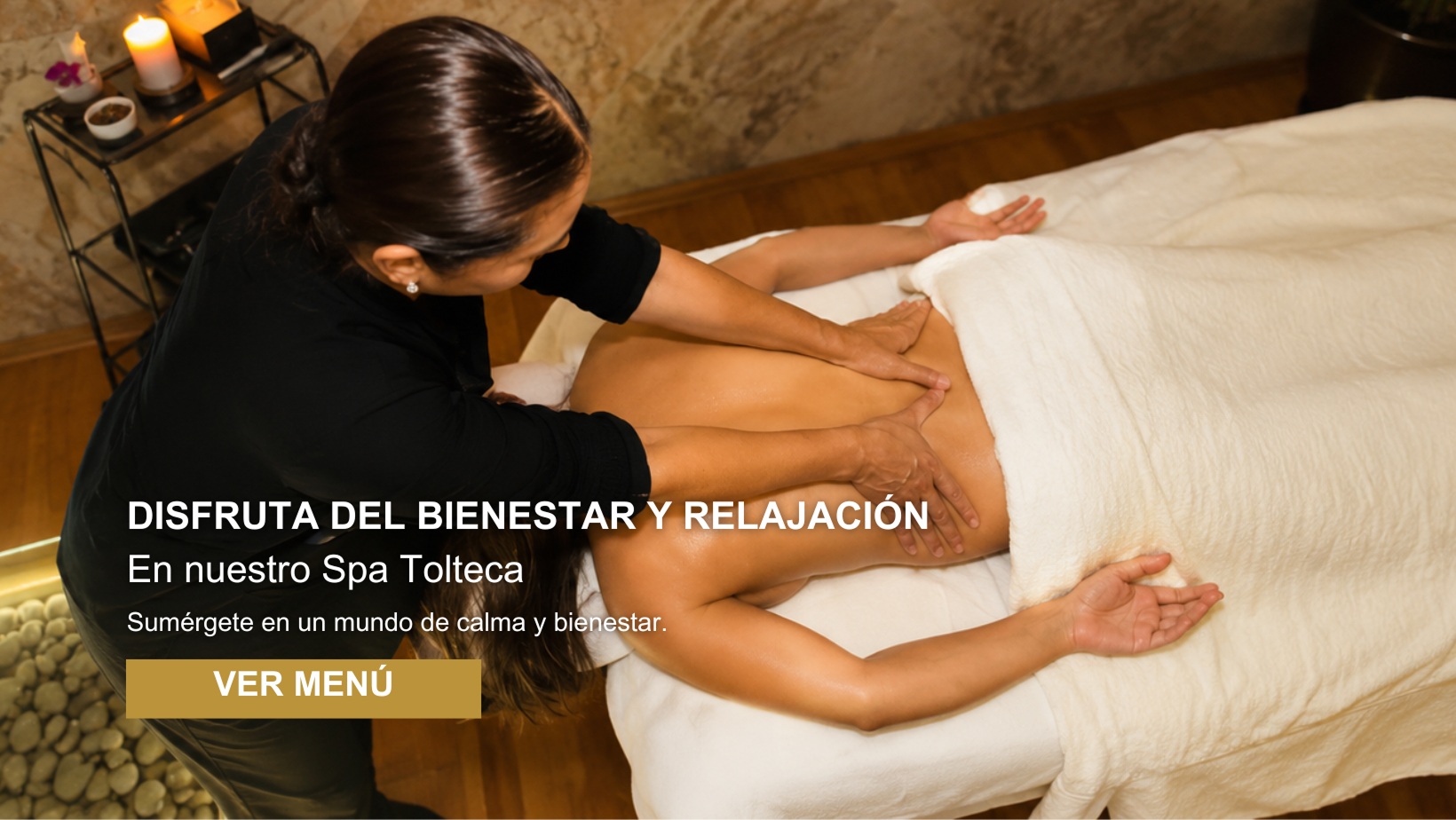 Tratamiento de Spa Tolteca en el Hotel Real del Bosque