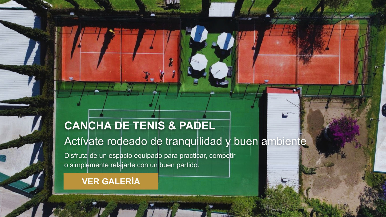 Cancha de Tenis y P&aacute;del del Hotel Real del Bosque